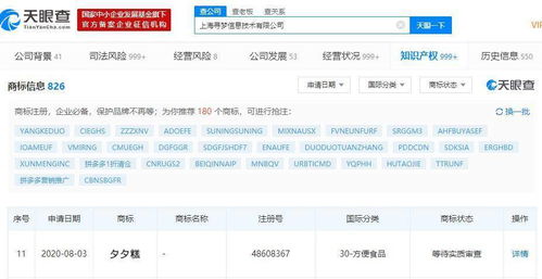 拼多多關(guān)聯(lián)公司注冊(cè)“夕夕餅”“夕夕糕”商標(biāo)，計(jì)算機(jī)軟硬件技術(shù)開(kāi)發(fā)引關(guān)注